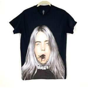 Billie Eilish Tarantula Tee Graphic T-Shirt Black XS NWOT